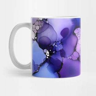 Violet Visions - Abstract Alcohol Ink Art Mug